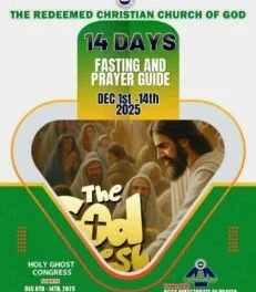 RCCG 14-Days Fasting And Prayer For Holy Ghost Congress – 10 December 2025